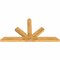 Ekena Millwork Saratoga Rough Sawn Timber Gable Bracket, Western Red Cedar, 84"W x 45"H x 4"D x 6"F, 13/12 Pitch GBW084X45X0406SAR00RWR - alternate 2